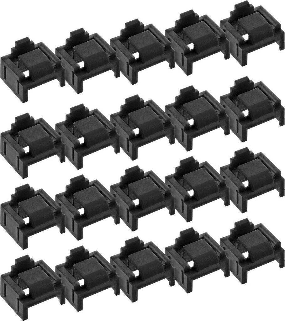 InLine RJ45 Portblocker, 20 Blocker Nachfüllpack, schwarz