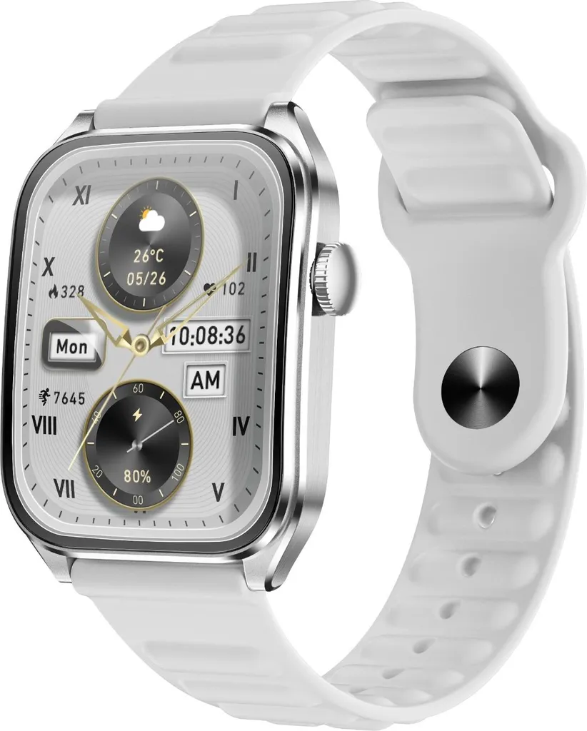 Smartwatch INF AMOLED 1.93" Argento: Chiamate Bluetooth e App GloryFit - 10