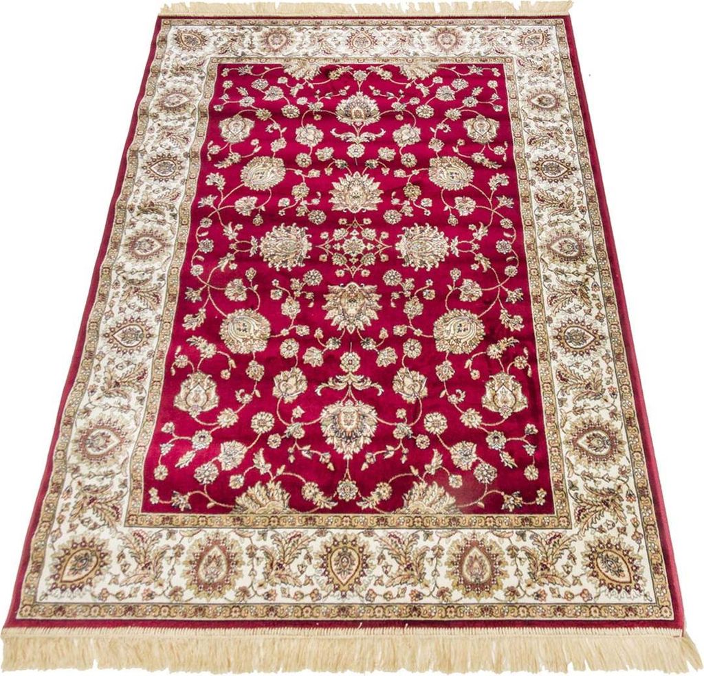 Persischer Wohnzimmer-Teppich Rubine in Rot