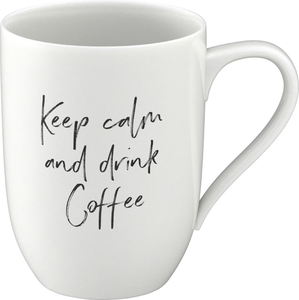 Villeroy & Boch Statement Becher "Keep calm and drink Zdjęcie produktu 