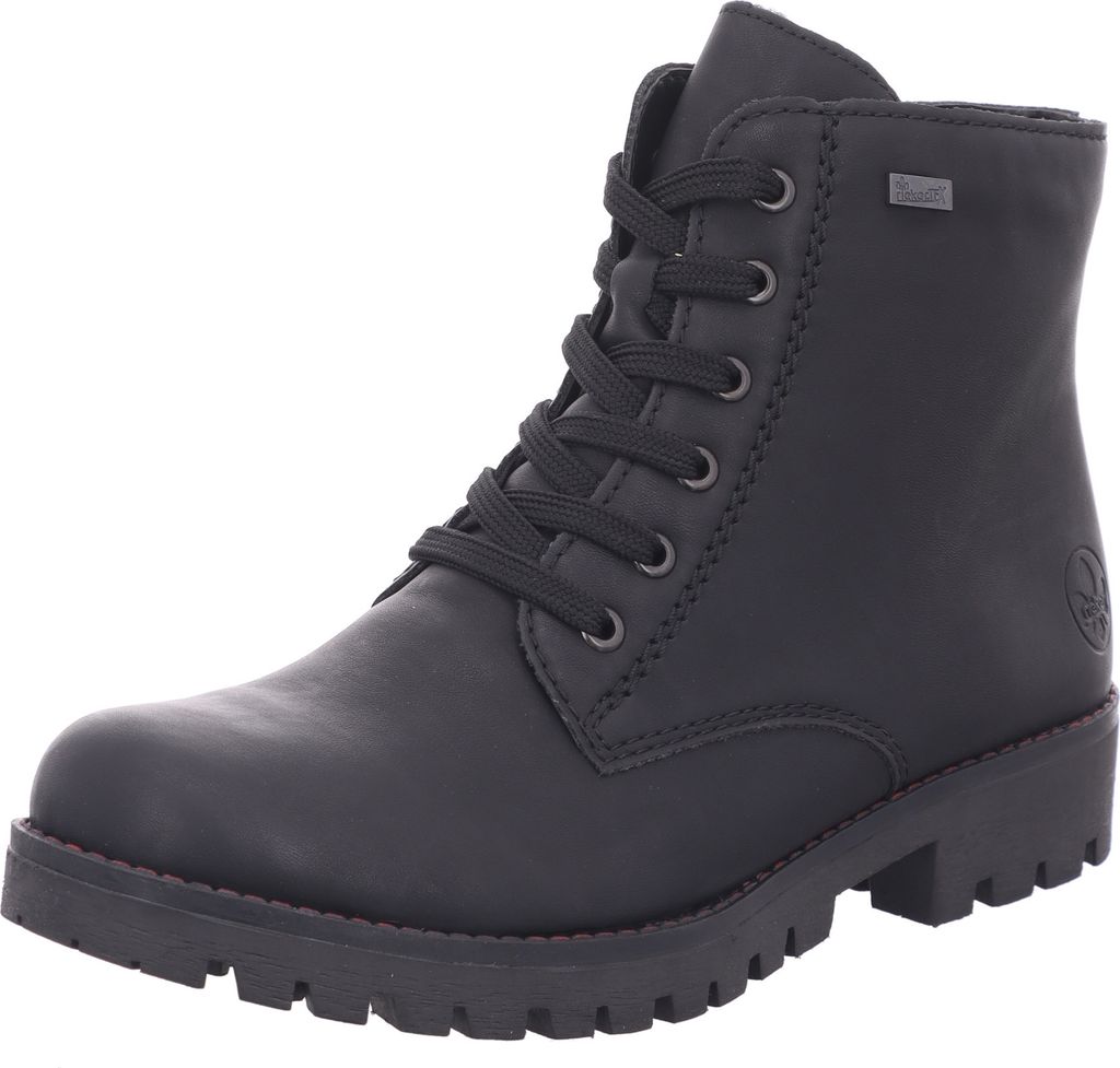Rieker Schnürstiefel - Tiefschwarz Kunstleder Größe: 39 Produktbild 12