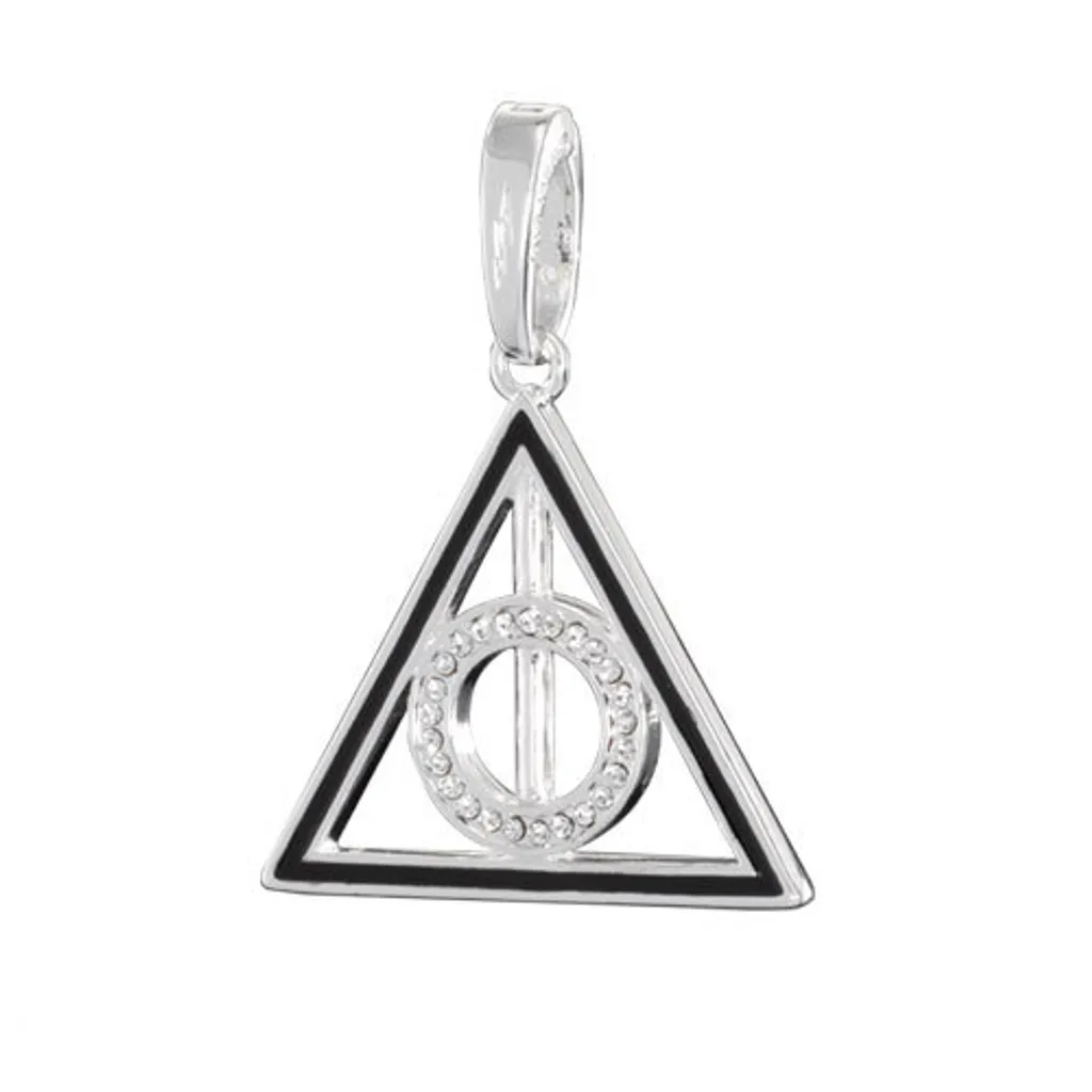 Pendentif Harry Potter Reliques de la Mort pour Bracelet Lumos Argent