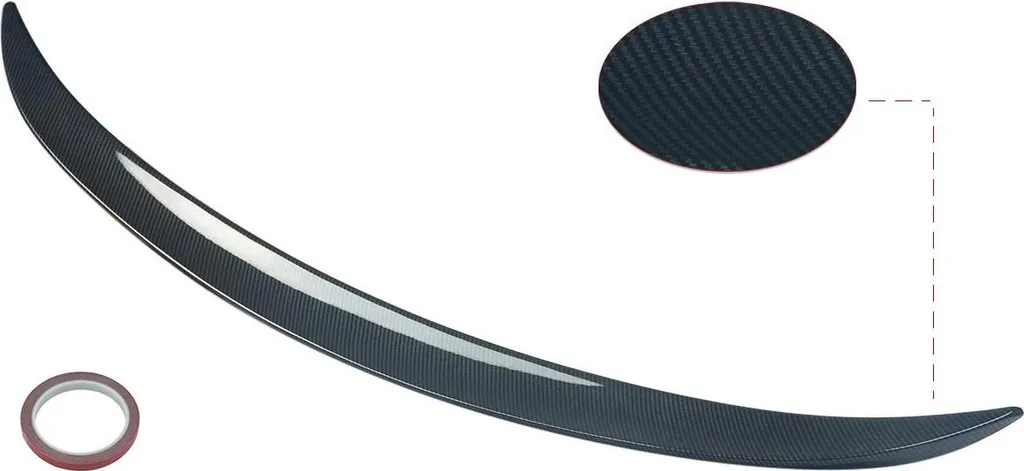 Spoiler Posteriore Carbon Look ABS - Tuning Sportivo Aerodinamico Auto