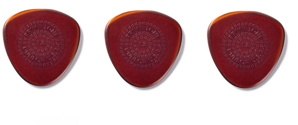 Dunlop Primetone Plektrum 514P130 Halbrund 3er Spielerpaket