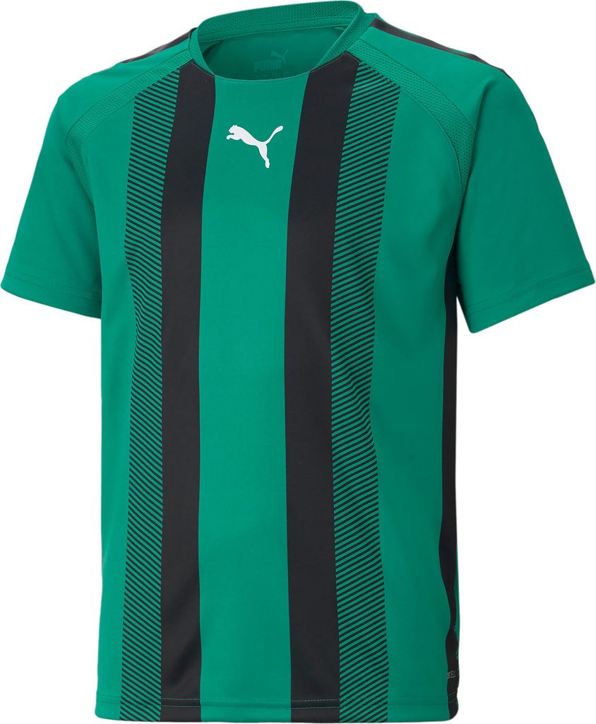 Puma Teamliga Trikot Kurzarm Kinder - Grün / Schwarz