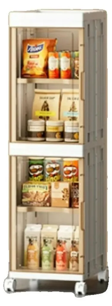 Armoire de rangement pliable pour chambre : meuble blanc modulable L75