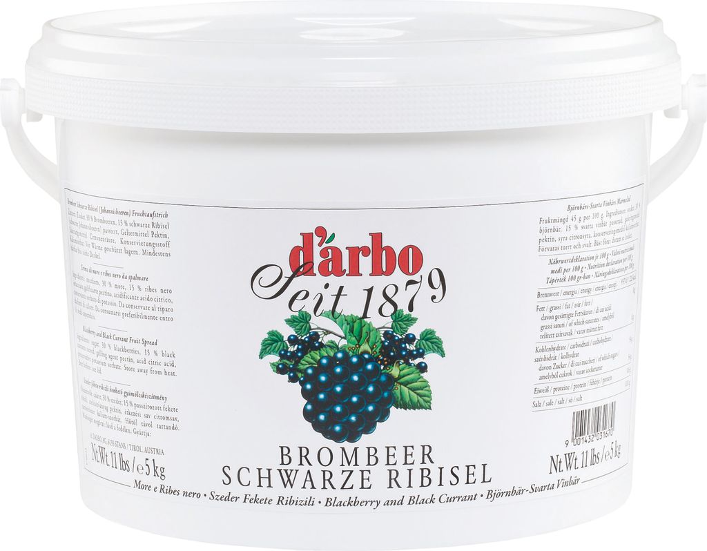 Darbo Brombeer Schwarze Ribisel (Johannisbeeren) Produktbild 