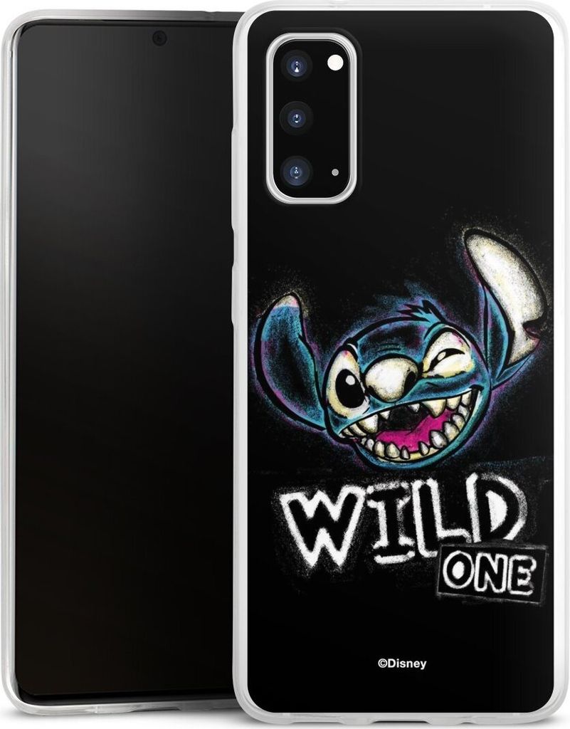 DeinDesign Slim Hülle für Samsung Galaxy S20 Silikon Case Ultra Dünn Handyhülle Disney Offizielles Lizenzprodukt Lilo & Stitch
