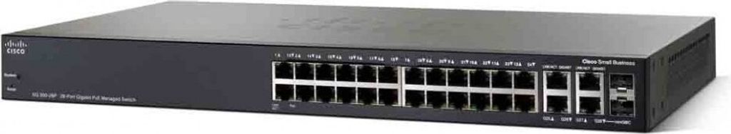 Cisco SG350-28, Zarządzany, L3, Gigabit Ethernet Zdjęcie produktu 