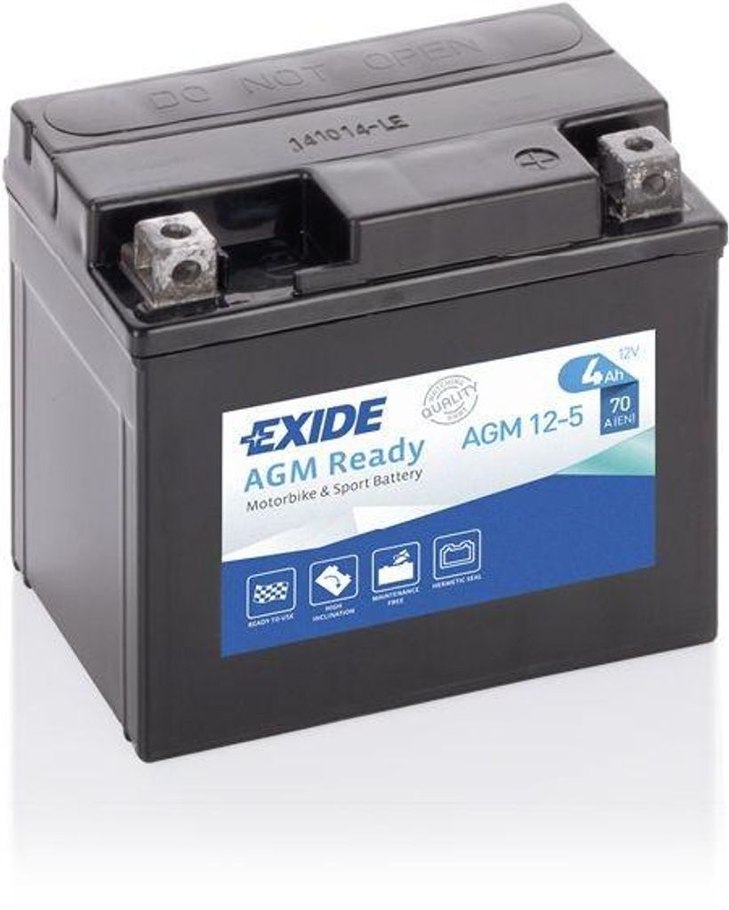 CENTRA BIKE Starterbatterie 12V 4Ah 70A/EN Motorrad Batterie
