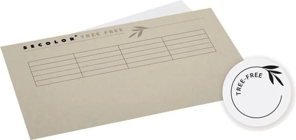 Chemise à rabats Tree-Free Folio grise 226g Quantore pour classement pro