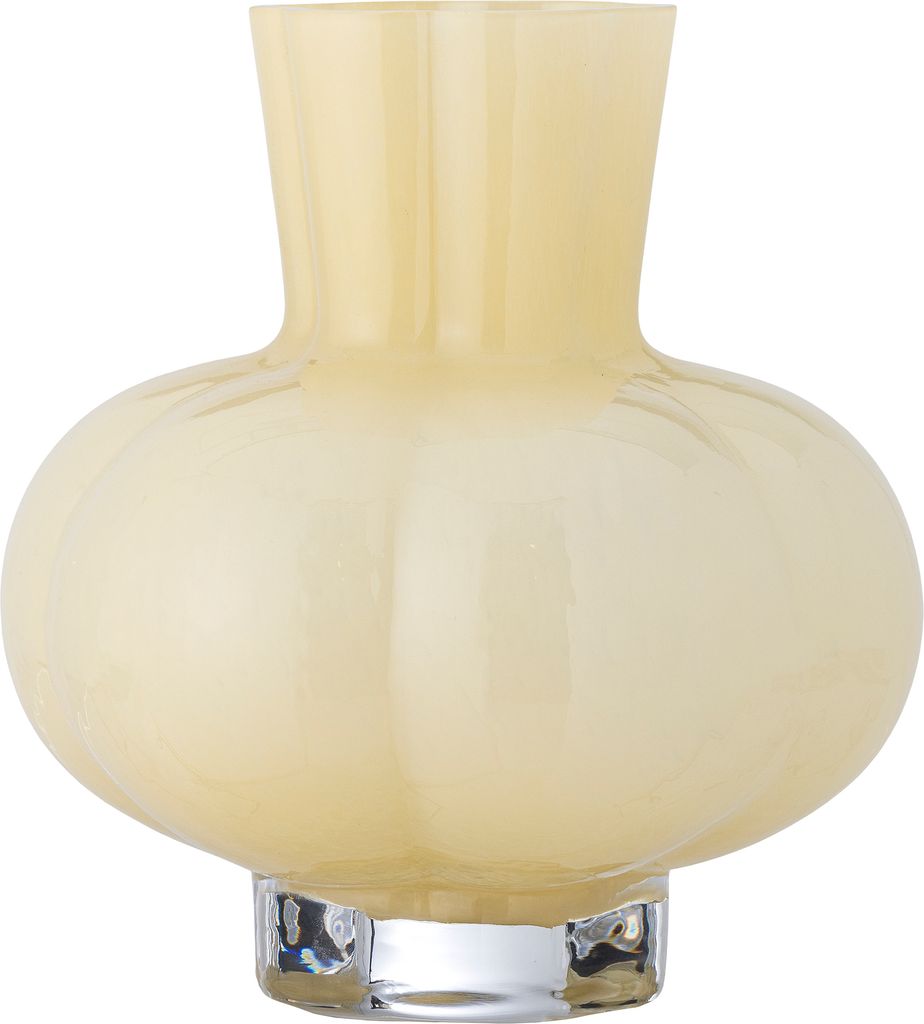 Alyssa Vase, Gelb, Glas