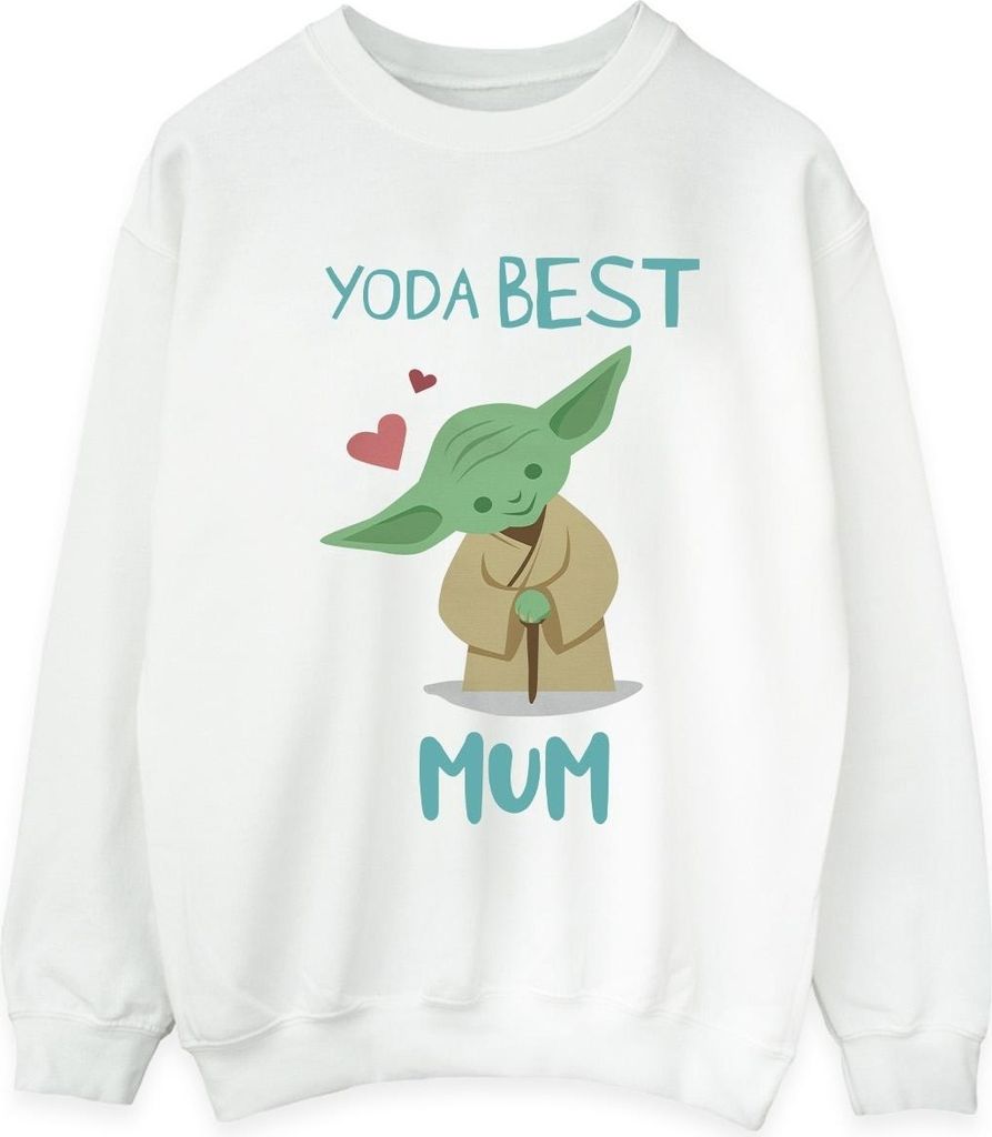 Star Wars - "Best Mum" Sweatshirt für Herren BI46074 (XL) (Weiß)