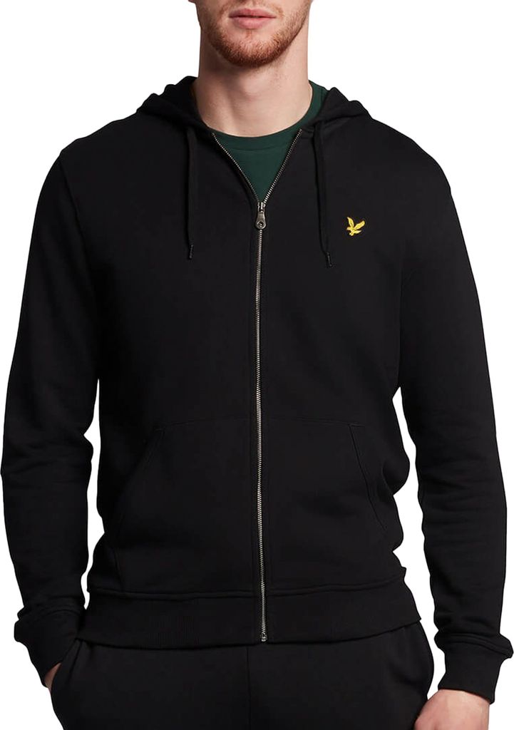 Lyle & Scott Herren Fleece Schwarz 471793 : Größe - XXL Größe: XXL