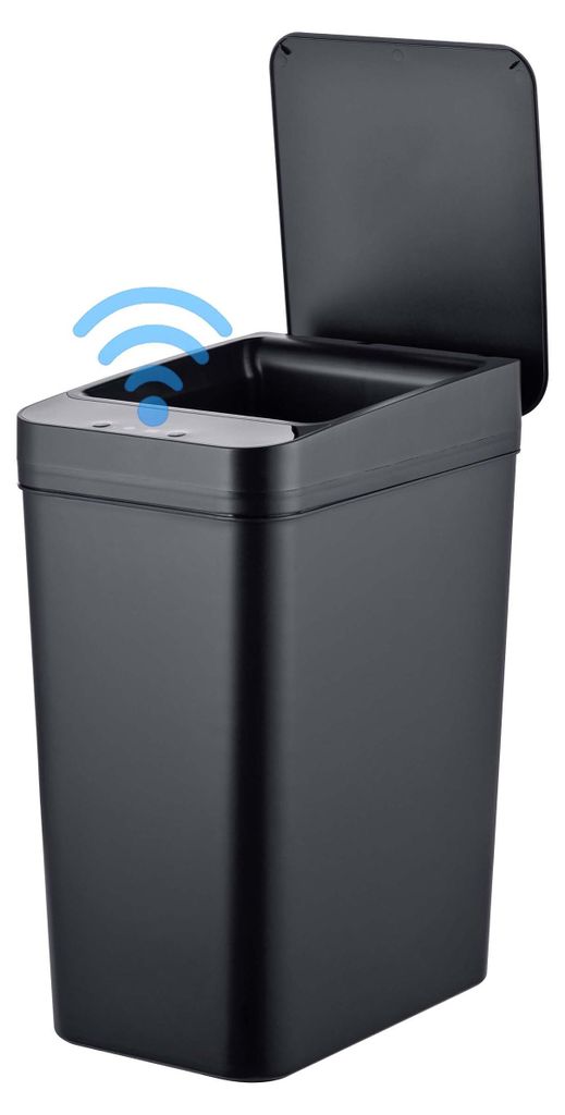 Relaxdays Mülleimer mit Sensor, 9 Liter, elektrischer Produktbild 