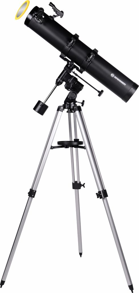 Bresser Galaxia 114/900 EQ Spiegelteleskop carbon design Produktbild 