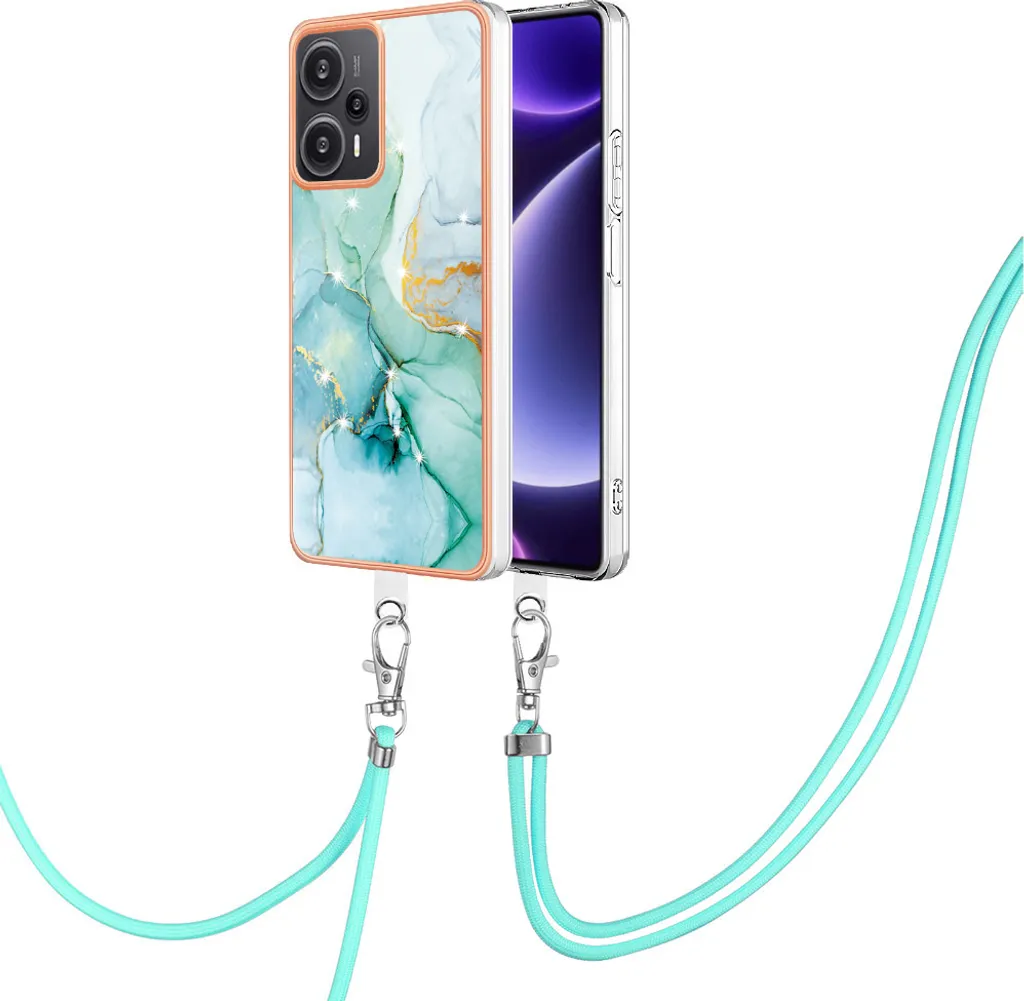 Cover Protettiva Verde Xiaomi Poco F5 & Note 12 Turbo Cordino