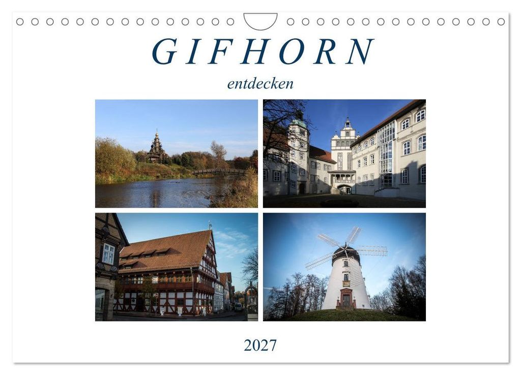 Gifhorn entdecken (Wandkalender 2027 DIN A4 quer), CALVENDO Monatskalender