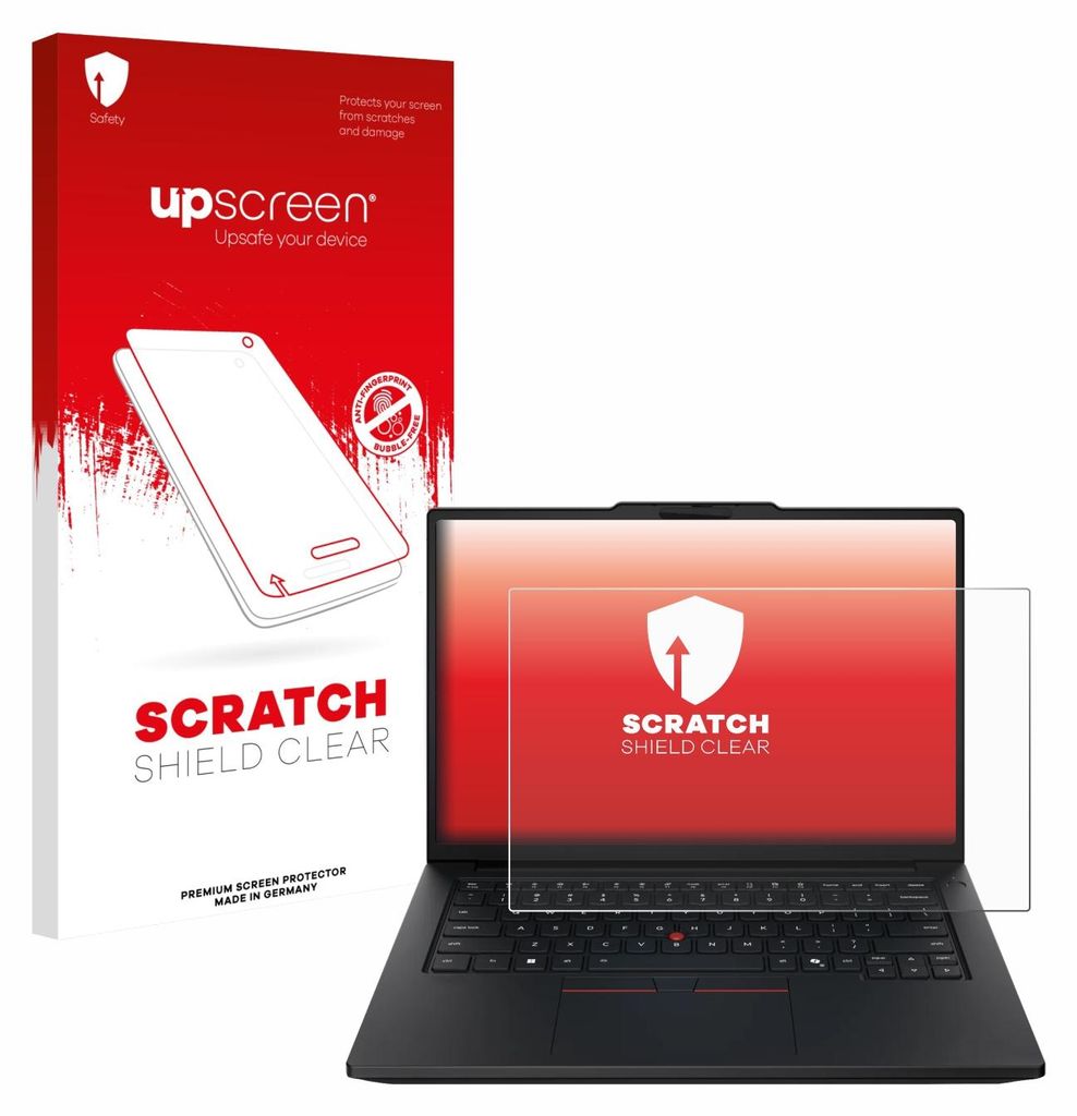 upscreen Schutzfolie für Lenovo ThinkPad P14s Gen 7 14" Displayschutz Displayschutzfolie Folie Klar Transparent