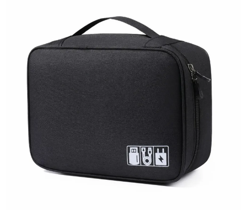 INF Borsa da viaggio digitale resistente all'acqua Nero