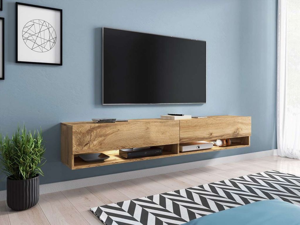 TV Lowboard Schrank Hängeboard FERNSEHSCHRANK mit füßen HOCHGLANZ /FARBEN 180 cm TV Lowboard Schrank Hängeboard FERNSEHSCHRANK mit füßen HOCHGLANZ /FARBEN 180 cm
