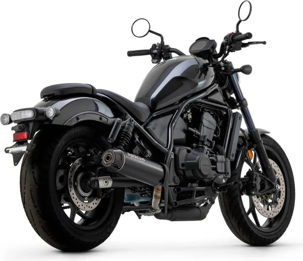Échappement Arrow Rebel Dark avec Embout Carbone pour Honda CMX 1100