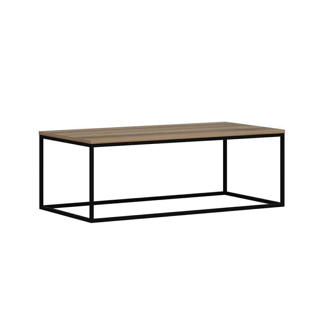 Skye Decor Tiger Table Basse en Noyer Massif - Salon Luxe 120x42x60 cm