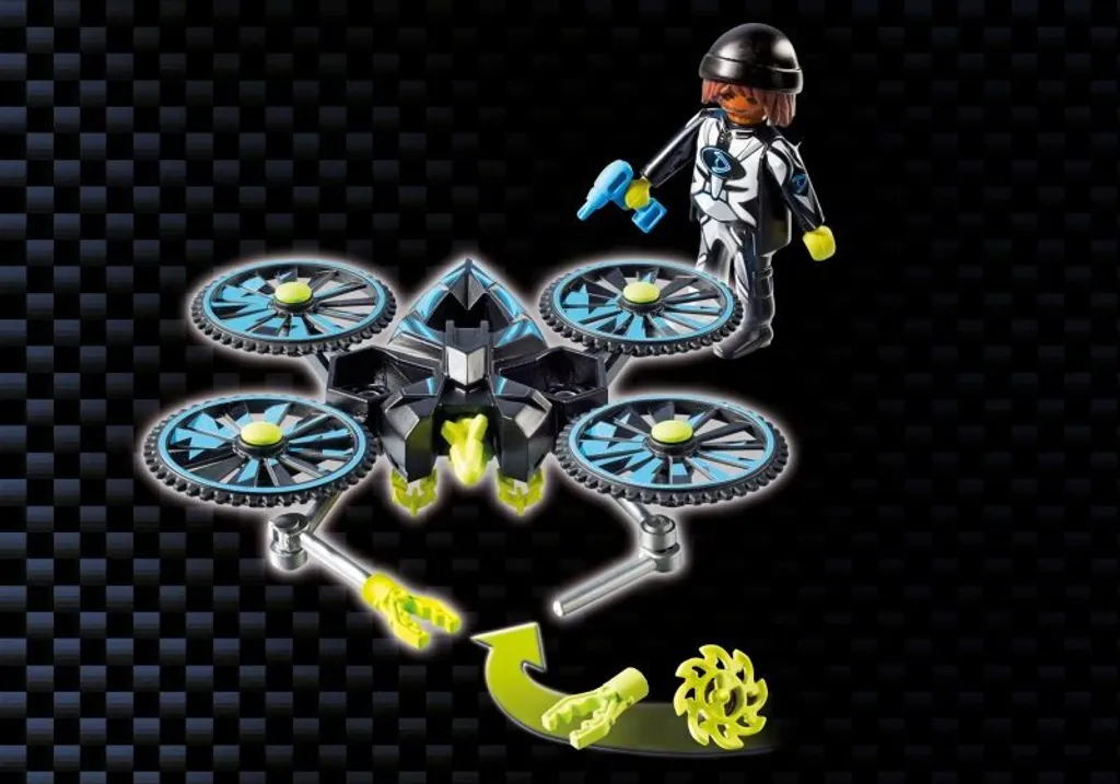 PLAYMOBIL Top Agents 9250 Centre de Commandement du Dr. Drone Labo - 23