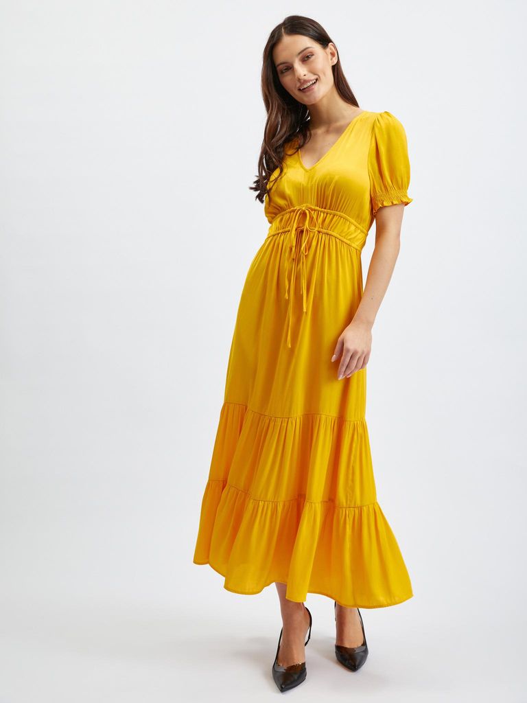 Orsay Gelbes Damenkleid 461068217000__36