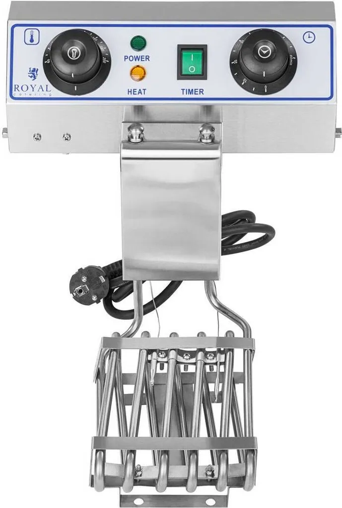 Friteuse électrique pro pour snacks et restaurants double bac 2x13L