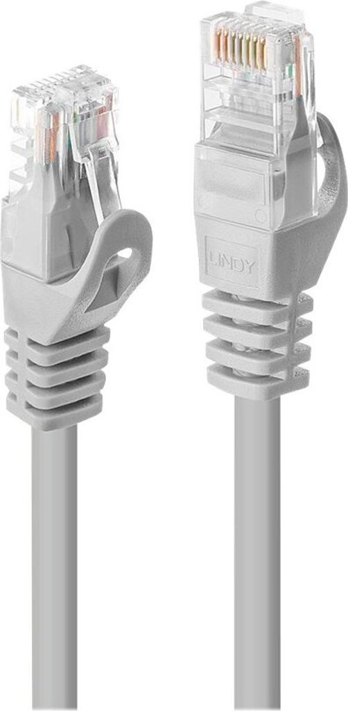 LINDY Patchkabel Cat5e U/UTP grau 1.00m