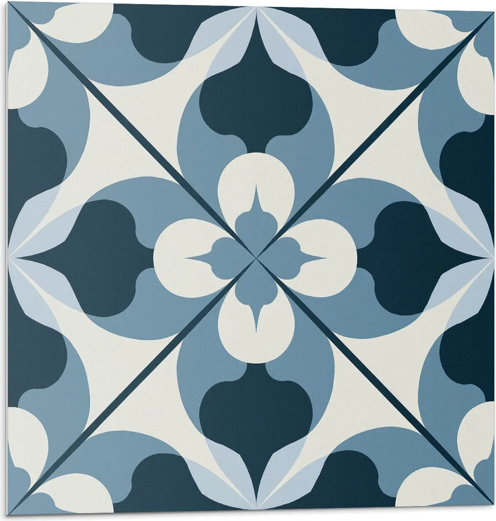 Motivo geometrico astratto - Piastrelle 3D autoadesive - Pannelli in PVC e vinile - Piastrelle per cucina e bagno - Decalcomanie decorative per pareti - 20 pezzi 20 x 20 cm
