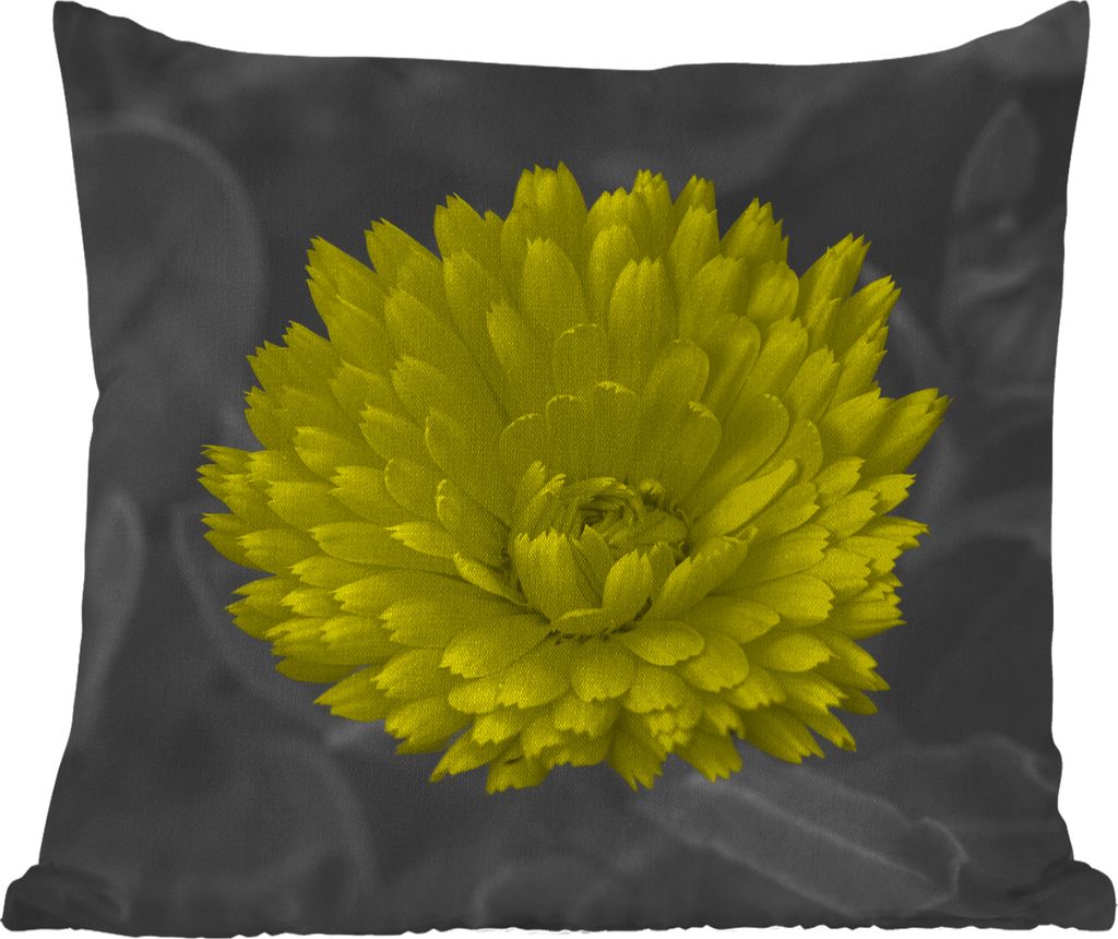 MuchoWow Outdoor Kissen - Blumen - Aquarell - Löwenzahn - 60x60 cm - Wetterfest - Lounge Kissen - Dekoration - Schlaf Kissen