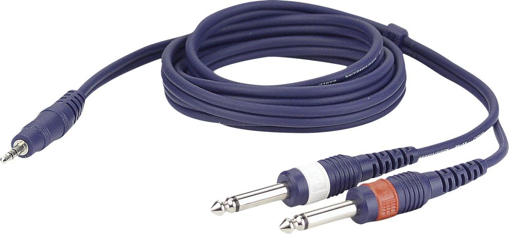 DAP FL31 - stereo mini-jack to 2 mono Jack L/R 3 m