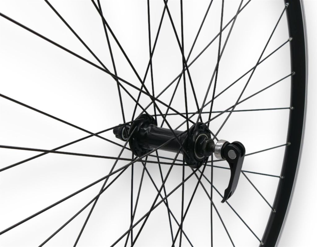 Laufrad Vorderrad 28" Alu Schwarz mit Schnellsapnner-Nabe Produktbild 3