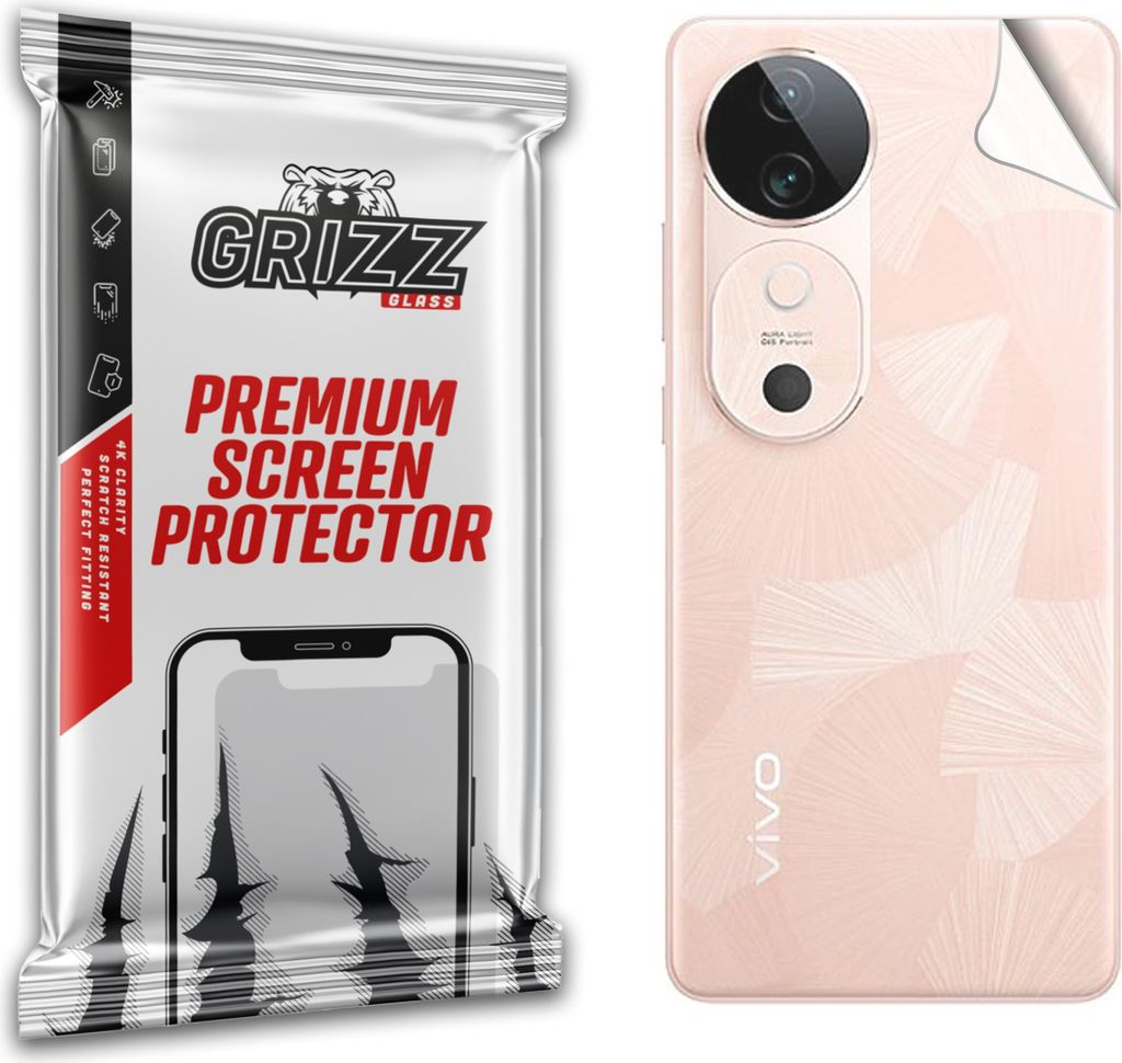 Folie für die Rückseite GrizzGlass SatinSkin für Vivo S19