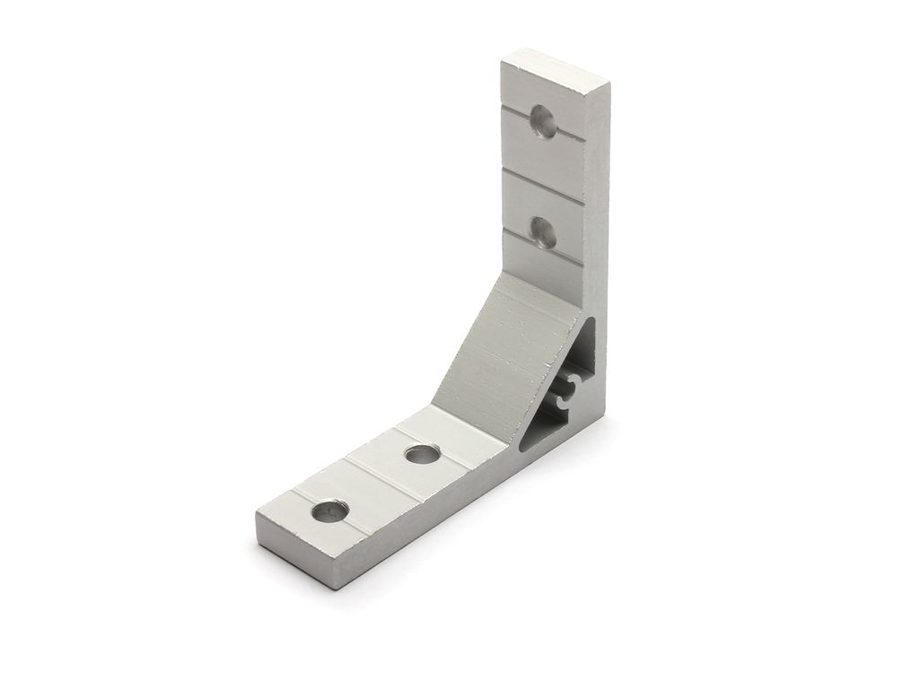 Winkel, 3030-6+8, Aluminium, eloxiert, I-Typ Nut 6, B-Typ Nut 8