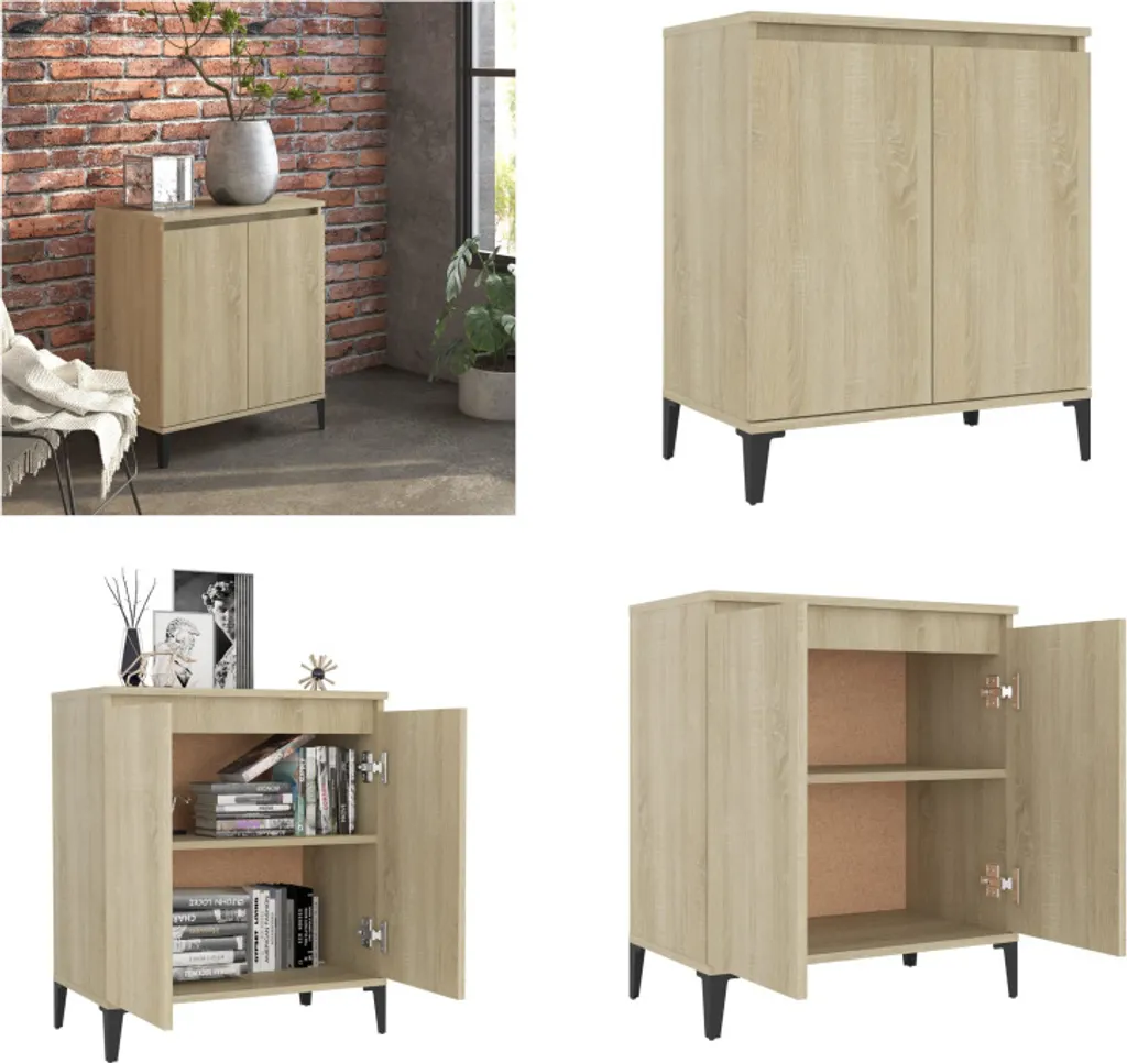 Trasforma il tuo Spazio: Credenza Rovere Sonoma 60cm vidaXL