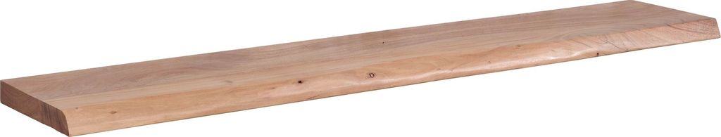 Etagère murale en acacia massif 140 cm | Wohnling Image du produit 