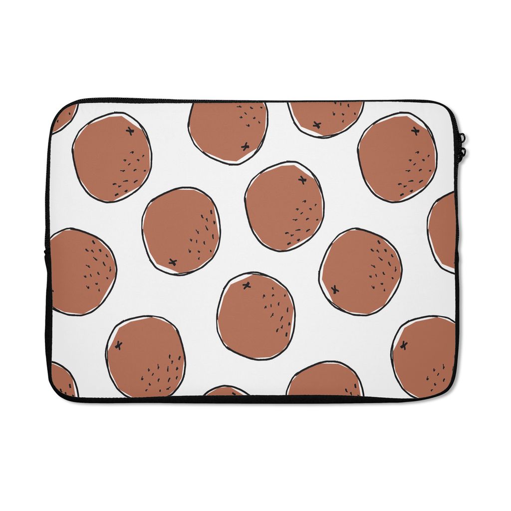 MuchoWow Laptop Hülle 13 Zoll Kokosnüsse - Sommer - Muster Laptoptasche - Laptophülle - Sleeve - Rundumschutz