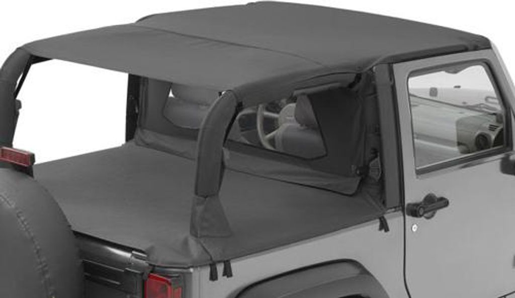 Safari Bikini Top Verdeck schwarz Bestop Jeep Wrangler JK ab 07 - 09