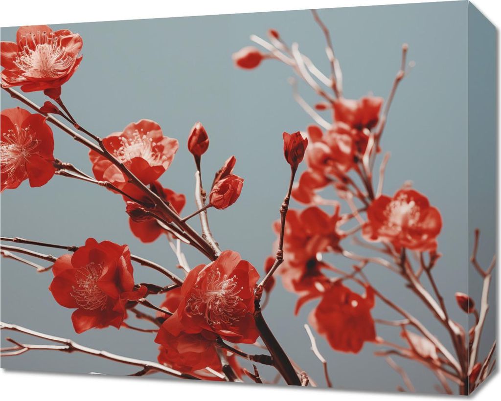 Bild 50x40cm Scharlachrote Frühling