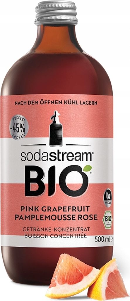SodaStream Rosa Grapefruit Sirup 500ml Produktbild 