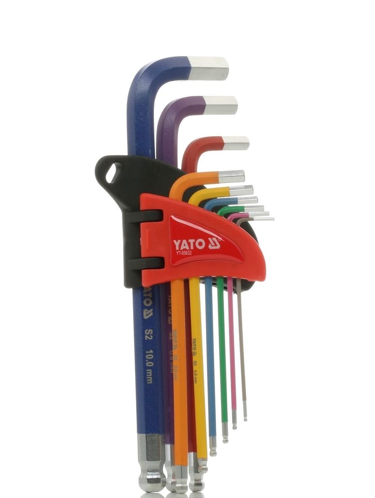 YATO Winkel Schraubendreher Werkzeug Satz 1.5 2 2.5 3 4 5 6 Produktbild 