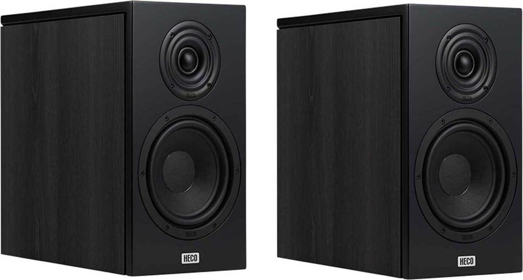 Heco Aurora XT 300 black-oak | 2-Wege-Regallautsprecher Produktbild 