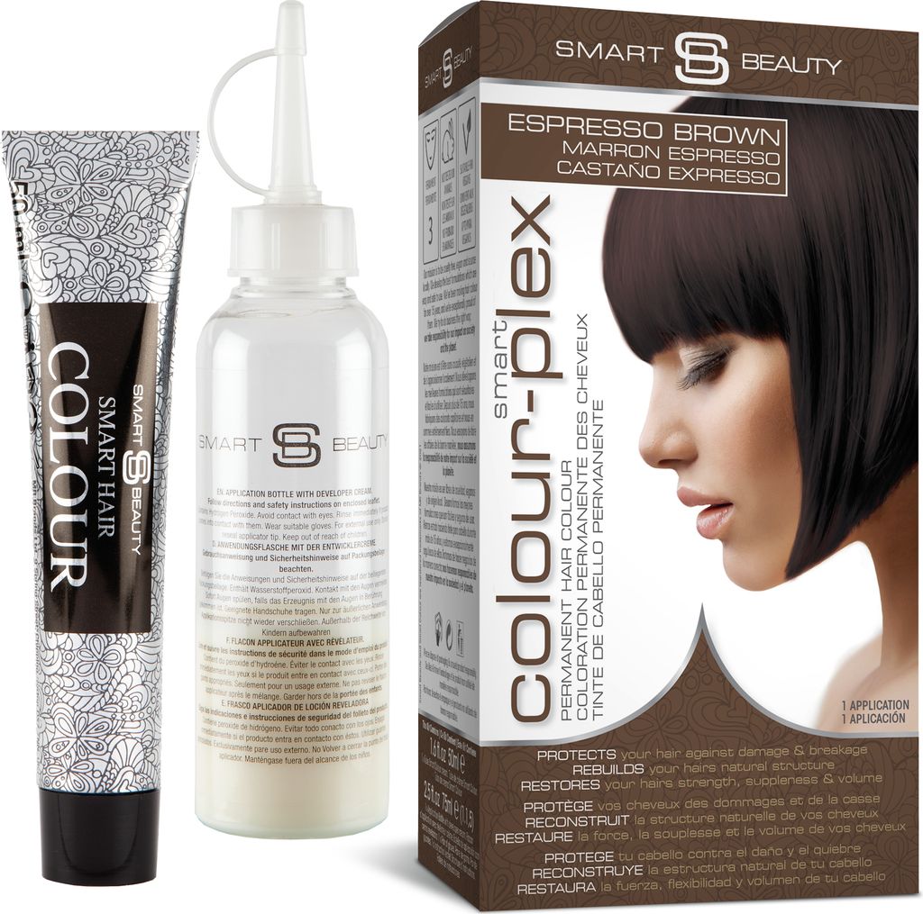 Smart Beauty Espresso Braun, permanentes Haarfärbemittel Produktbild 