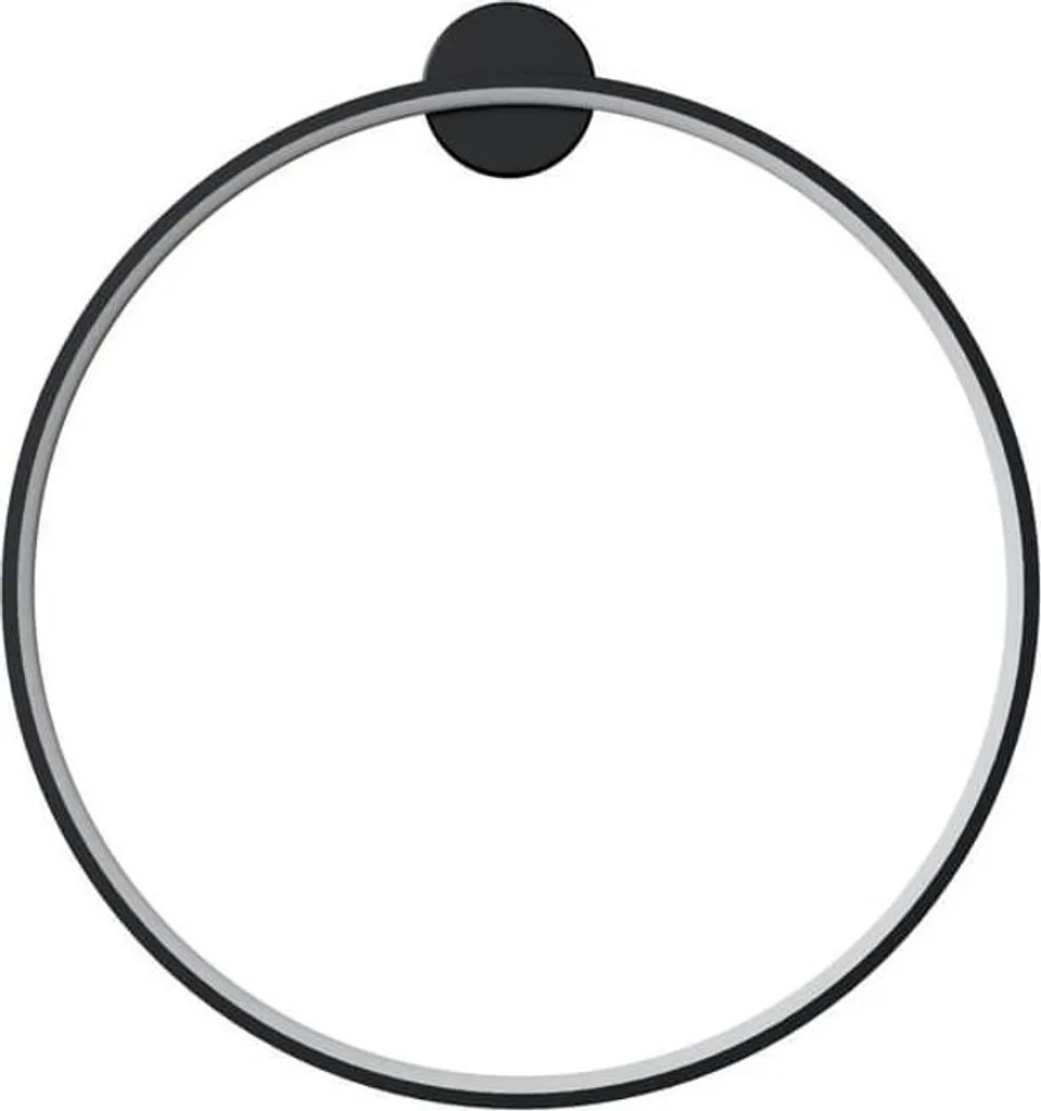 Lampe murale LED design noir mat 60cm - Éclairage intérieur de salon chic