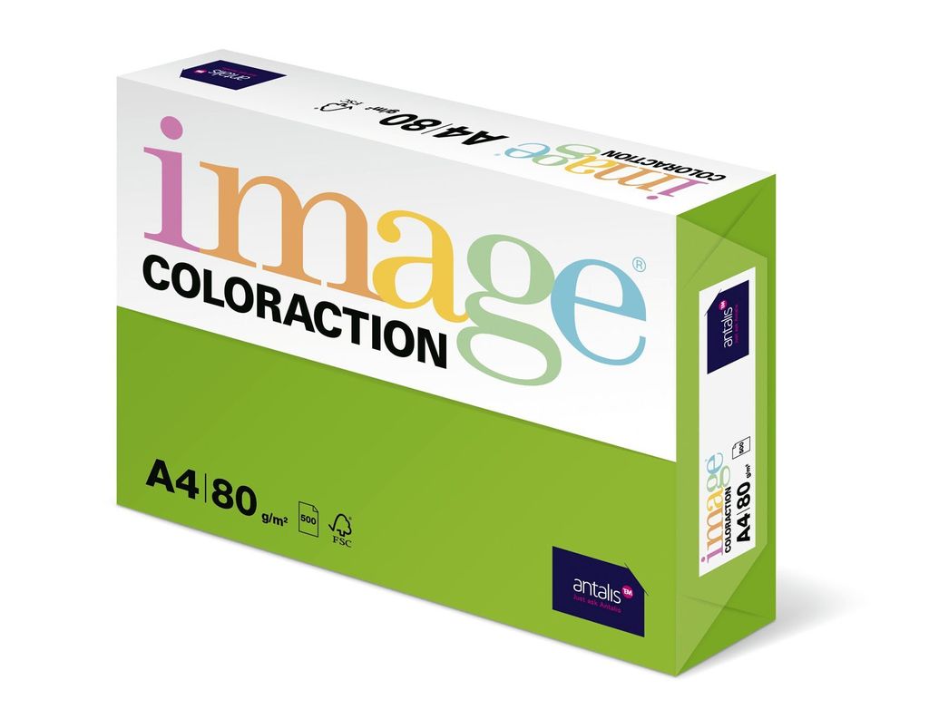 Kopierpapier image COLORACTION 80g/m² maigrün DIN A4 500 Blatt