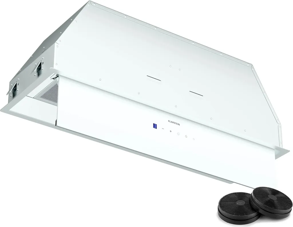 Hotte Cuisine A+ Anti-Odeurs 85cm Ventimate Blanche Moteur Silencieux