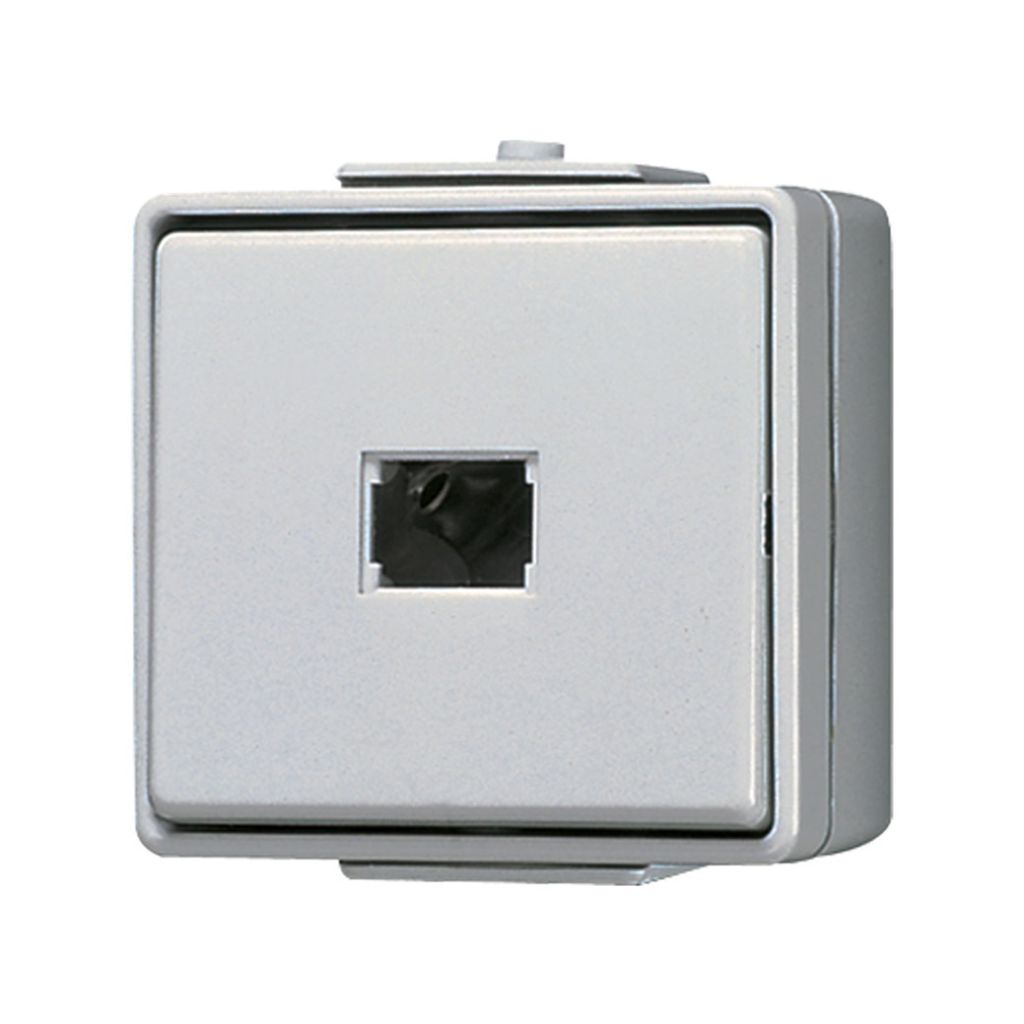 JUNG WG600 Aufputz 633W Taster grau IP44